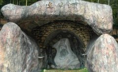 少林寺达摩面壁影石的形成