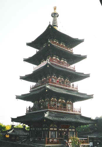 寒山寺的塔